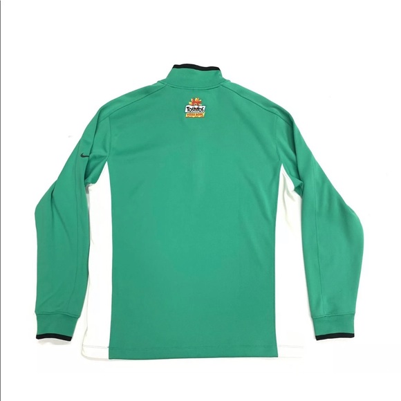 Nike Dri Fit Pullover Green 1/4 Zip Oregon Ducks - Picture 2 of 6